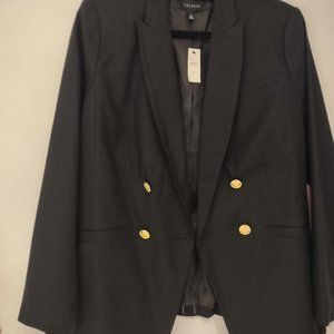 NEW with Tag Black Talbots Blazer with Gold Buttons